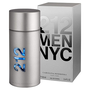 Perfume masculino 212 Men NYC com aroma urbano, fresco e versátil