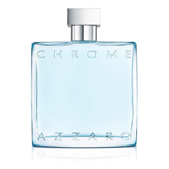 Perfume masculino Azzaro Chrome com aroma fresco, metálico e moderno