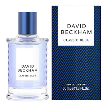 Perfume masculino David Beckham Classic Blue com aroma moderno e frutado