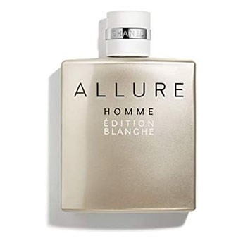 Frasco do Allure Homme Sport com design esportivo e moderno.