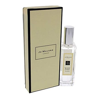 Frasco elegante do Jo Malone Orange Bitters sobre fundo claro.