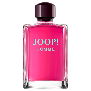Frasco do perfume Joop! Homme, estilo doce, provocante, representando perfumes masculinos importados com bom custo-benefício.